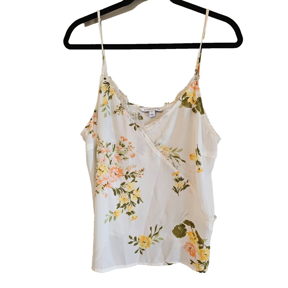Y2 K camisole, sexy, beach vacation-size Large, Lace trim